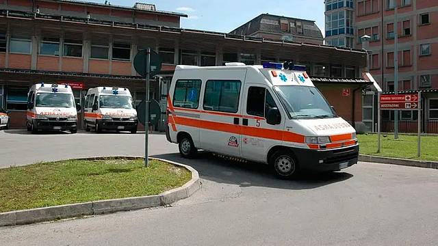 Un'ambulanza del Suem-118