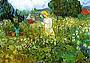 Vincent van Gogh - Marguerite Gachet nel suo giardino a Auvers-sur-Oise (particolare), 1890, Parigi, musée d'Orsay
