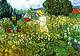 Vincent van Gogh - Marguerite Gachet nel suo giardino a Auvers-sur-Oise (particolare), 1890, Parigi, musée d'Orsay