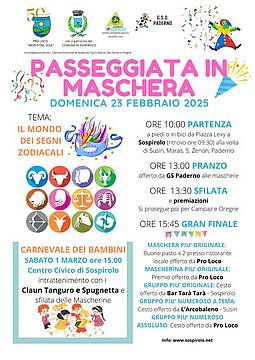 Volantino Carnevale Sospirolo  2025