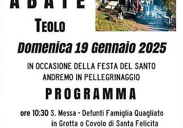 Teolo (PD) - San’Antonio Abate è festa