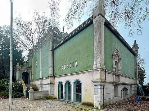 Il padiglione Russo ai Giardini della Biennale di Venezia. Foto Marco Mason