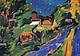Karl Schmidt-Rottluff - Dangast paesaggio (1910)