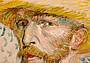 Vincent van Gogh, Autoritratto con cappello di paglia (particolare)