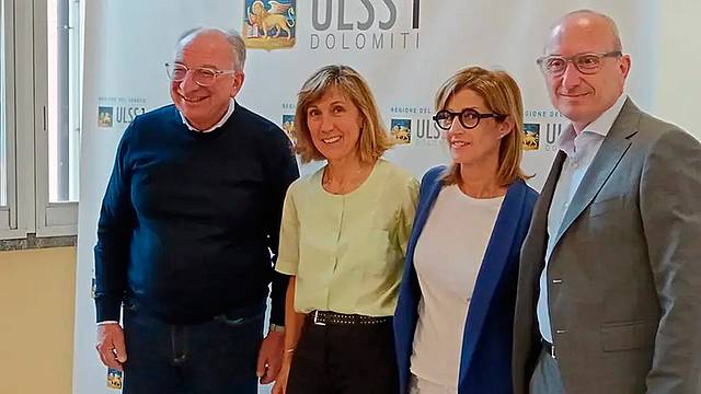 Da sinistra Giuseppe Dal Ben, Paola Midrio, Silvia Tesser e Giancarlo Bizzarri Da sinistra Giuseppe Dal Ben, Paola Midrio, Silvia Tesser e Giancarlo Bizzarri