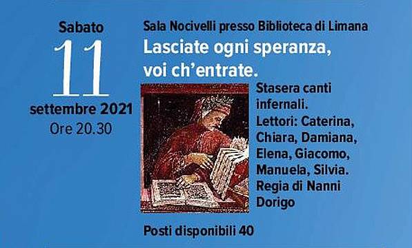 Lasciate ogni speranza, voi ch'entrate Lasciate ogni speranza, voi ch'entrate