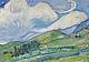 Vincent van Gogh, Paesaggio a Saint-Rémy (particolare), 1889 - Ny Carlsberg Glyptotek, Copenaghen, prestito a lungo termine dalla National Gallery of Denmark, inv. SMK 1840