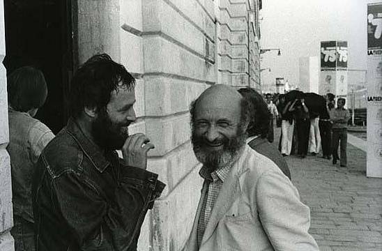 Harald Szeemann con Vittorio Gregotti, 1975 Harald Szeemann con Vittorio Gregotti, 1975