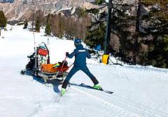 Un soccorso in pista