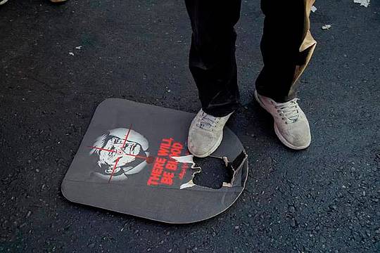 Manifestazione anti Usa a Teheran, Iran - Ipa