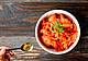 Un piatto di kimchi e un campione di nanoplastiche - Canva