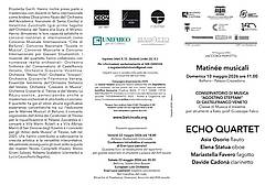 20260510 - Echo Quartet  - Palazzo Crepadona (BL)