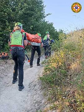 scendendo dal Monte Arrigon scendendo dal Monte Arrigon
