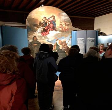 Auser Domegge - visita alla mostra “Titianus Cadorinus. La Pala Gozzi e la Sommersione del Faraone” 1
