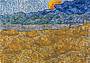 Vincent van Gogh, Paesaggio con covoni e luna nascente (particolare), 1889 © 2021 Collection Kröller-Müller Museum, Otterlo, the Netherlands; photo Rik Klein Gotink, Harderwijk