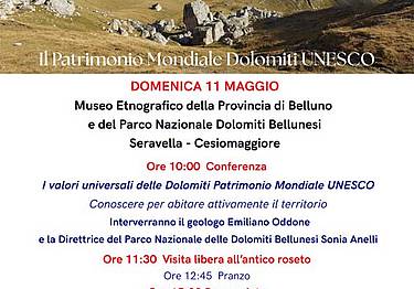 Dolomiti Unesco - conferenza al Museo Etnografico di Serravelle