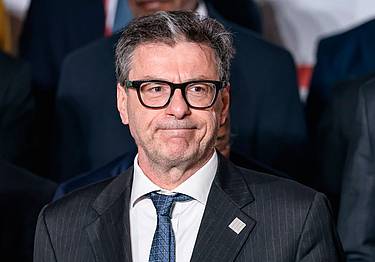 Giancarlo Giorgetti, ministro dell'economia e delle finanze dell'Italia (Alessandro Bremec-Ftg-Ipa)