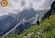 sul sentiero che dal Passo Monte Croce Comelico sale all'ex Rifugio Sala