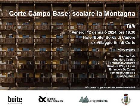 Talk Boite 12 gennaio