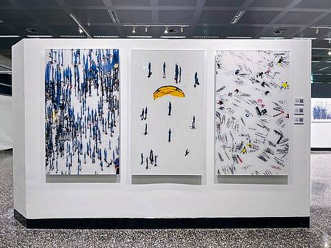 Jacopo Di Cera, White Entropy. Vista dell'installazione