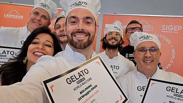 Marco Reato della gelateria Gimmy di Feltre Marco Reato della gelateria Gimmy di Feltre