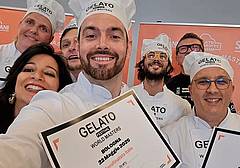 Marco Reato della gelateria Gimmy di Feltre Marco Reato della gelateria Gimmy di Feltre