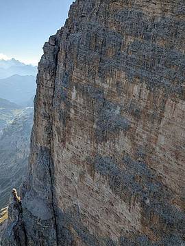 Alpinisti recuperati in Tofana con 90 metri di verricello 1 Alpinisti recuperati in Tofana con 90 metri di verricello 1