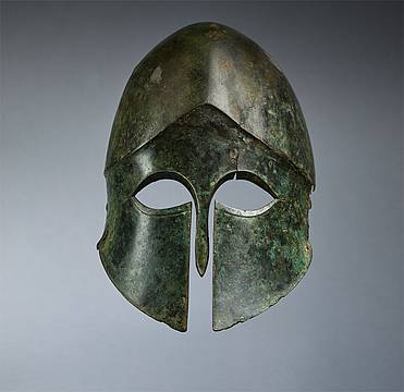 per Collecto - Elmo corinzio seconda metà VI secolo a.C. - bronzo
